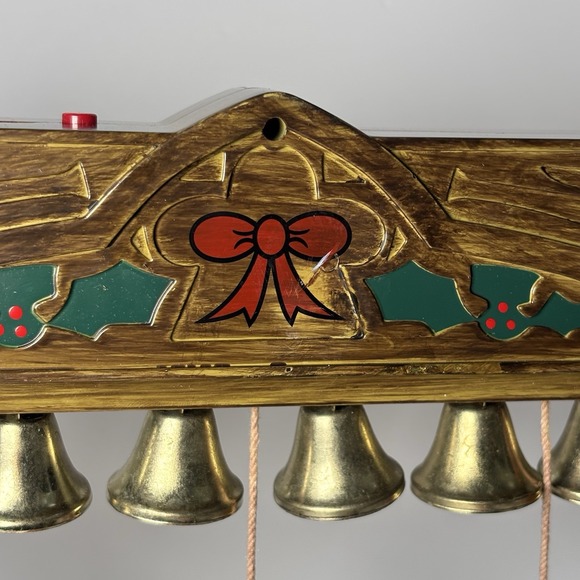 Vintage HTF Gemmy Animated Musical Mice Mouse Christmas Bell Ringers Rare WORKS - Picture 13 of 15